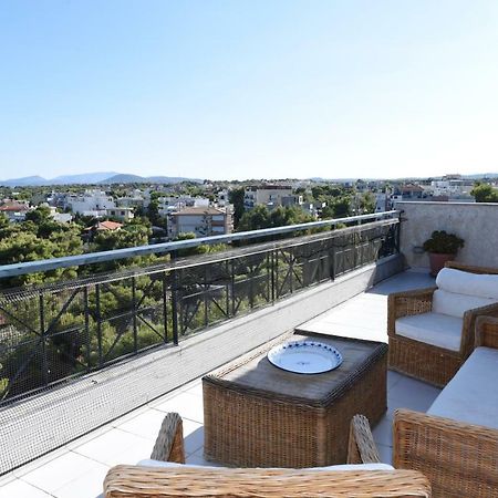 Top Floor With Stunning 360 View Apartment Rafina  Luaran gambar