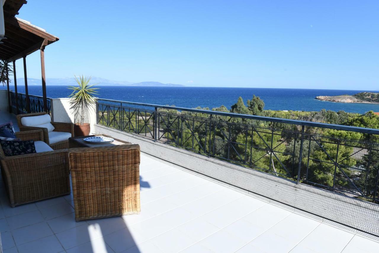 Top Floor With Stunning 360 View Apartment Rafina  Luaran gambar