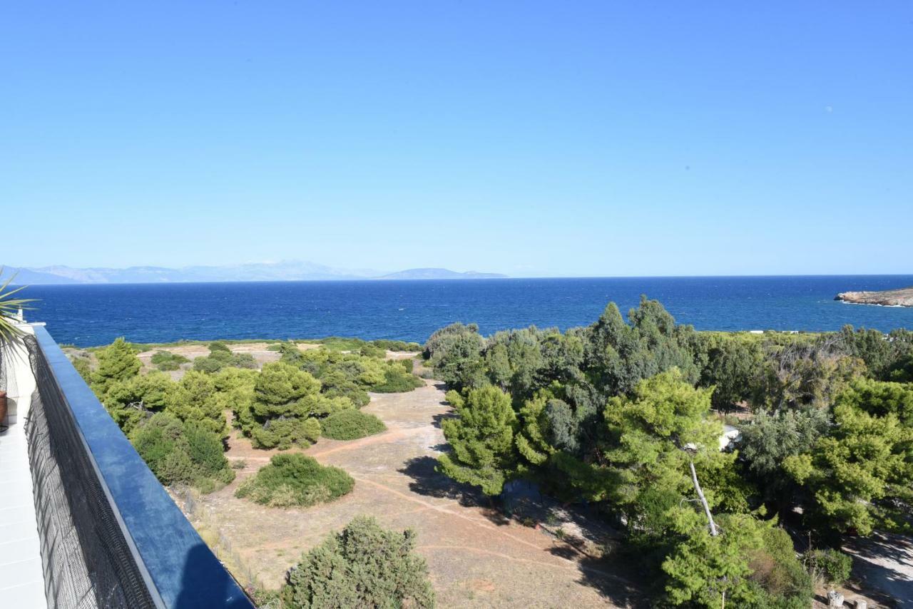 Top Floor With Stunning 360 View Apartment Rafina  Luaran gambar