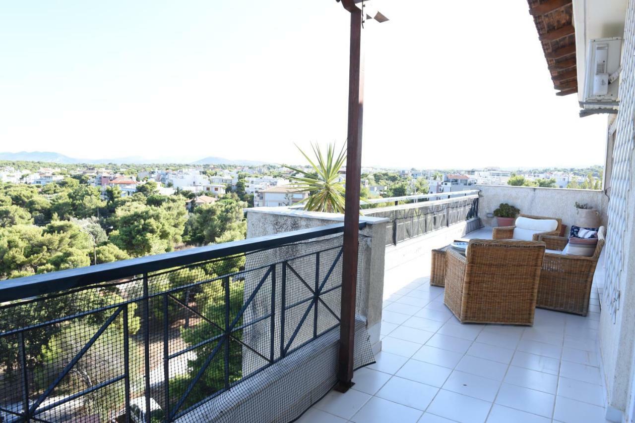 Top Floor With Stunning 360 View Apartment Rafina  Luaran gambar