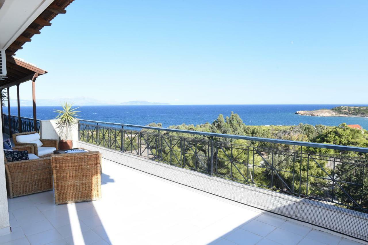 Top Floor With Stunning 360 View Apartment Rafina  Luaran gambar